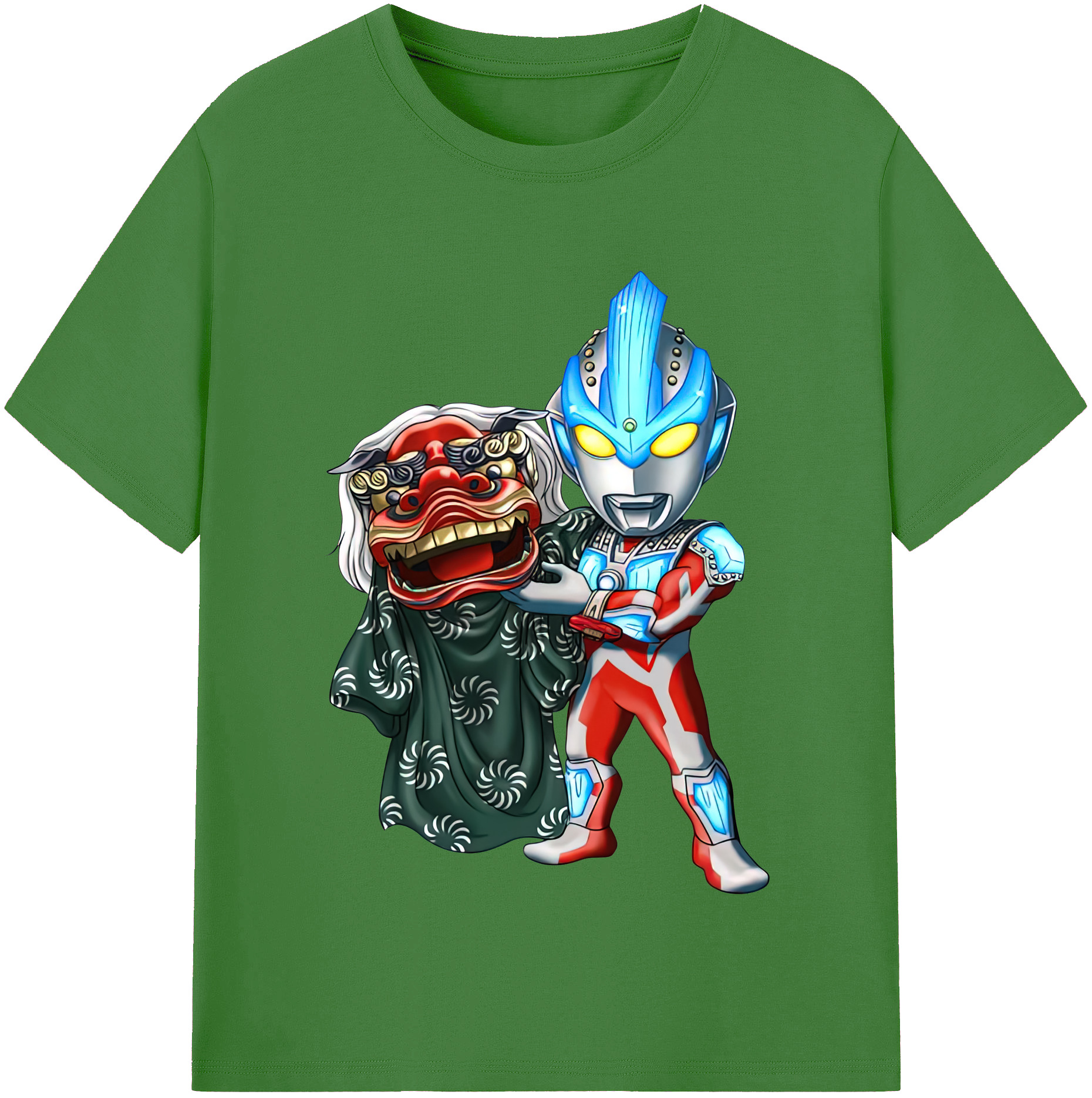 （画像用） ウルトラマン Ultraman レディースカジュアルプリントTシャツ（綿100％）